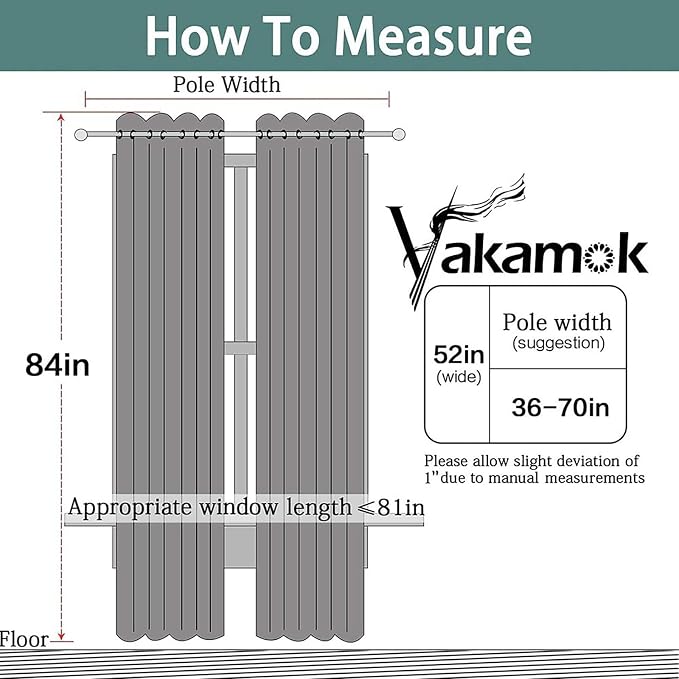 Yakamok Thermal Insulated Grommet Blackout Draperies/Drapes - Image 7