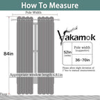 Yakamok Thermal Insulated Grommet Blackout Draperies/Drapes - Image 7