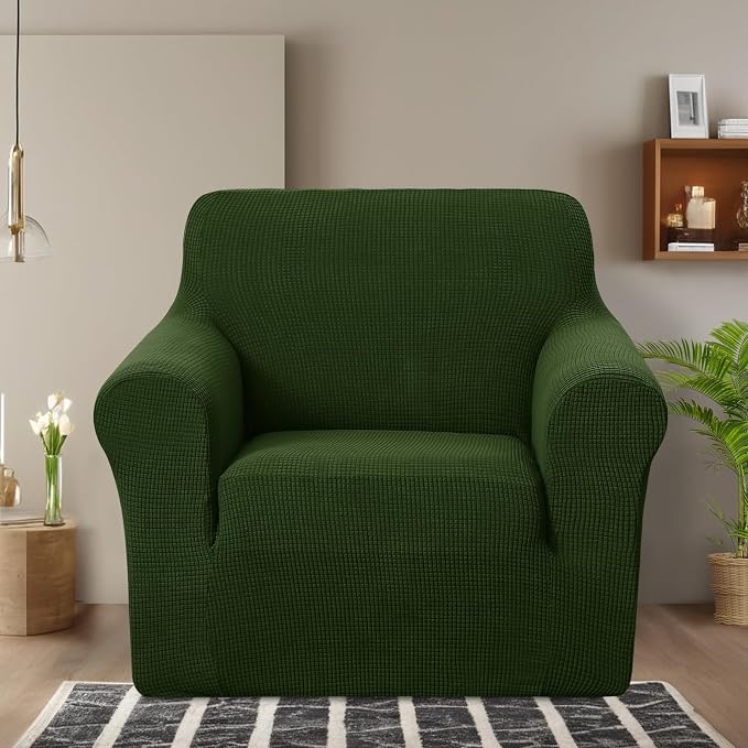U-NICE HOME Stretch Recliner Chair Cover, Pet Friendly Armchair Slipcover - Image 2