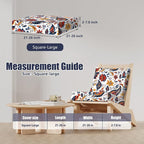 8Pcs Stretch Patio Cushion Covers, Outdoor Couch & Sofa Replacement Slipcovers - Image 2