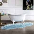 Ashler Faux Fur, Fluffy Shaggy Area Rug Ultra Soft 2 x 6 Feet Sheepskin Fur Rug - Image 4