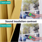 NICETOWN Bright Yellow Full Shade Curtain Panels, Pair of Thermal Insulated & - Image 4