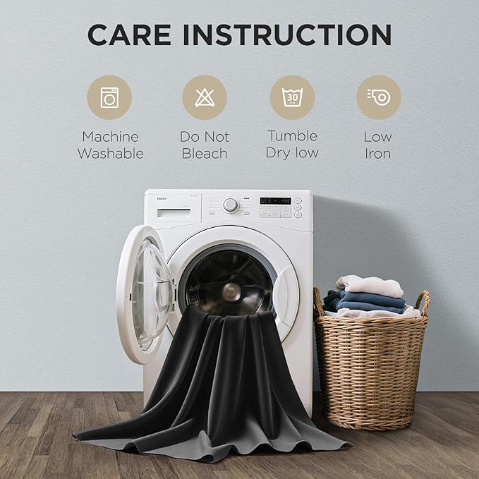 Joydeco Blackout Curtains 95 Inches Long 1 Panel, Thermal Insulated Long - Image 7