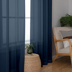 Chyhomenyc Sheer Curtains Extra Long 96 inch 2 PCS- Casual Style Airy & - Image 9