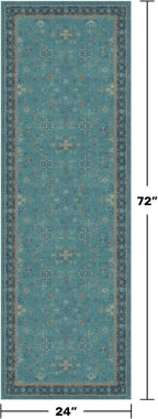 Hazo Haus Boho 2x6 Non Slip Kitchen Rug Runner - Image 2
