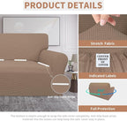 Easy-Going 100% Waterproof Oversized Loveseat Couch Cover, Dual Waterproof Sofa - Image 4