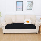 hyha Milk Silk Couch Cushion Covers, Soft Magic Sofa Covers Washable - Image 7