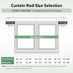 Extra Long Curtain Rods for Windows 32 to 240 Inch, 1 Inch White Curtain Rod - Image 4