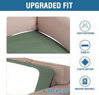 H.VERSAILTEX Super Stretch Individual Seat Cushion Covers Sofa Covers Couch - Image 6
