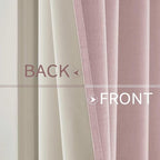 MIULEE Linen Texture 90 Inches Curtains - Image 6