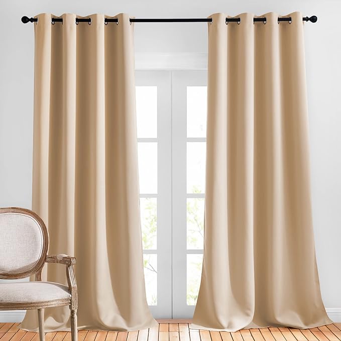 NICETOWN Bedroom Sunlight Block Curtains by NICETOWN