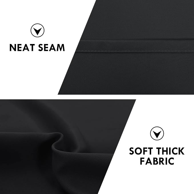DWCN Blackout Curtains Room Darkening Thermal Insulated Bedroom Curtains Window - Image 6