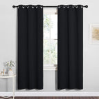 NICETOWN Bathroom Blackout Thermal Curtains and Drapes - Image 2