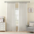IVAPUPU 108 Inch Curtains Pinch Pleated Linen by IVAPUPU