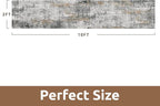 AMOAMI 2 x 10 Hallway Runner Rug Non Slip Super Soft Long Runner Rugs Machine - Image 2