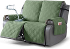 TAOCOCO 100% Waterproof Loveseat Recliner Covers 2 Seater, Split Loveseat Covers by TAOCOCO
