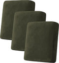 H.VERSAILTEX Velvet Stretch Couch Cushion Cover Plush Cushion Slipcover by HVERSAILTEX
