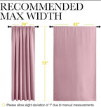 NICETOWN 2 Panels Blackout Curtains, Rod Pocket Window Curtains Room Darkning - Image 6