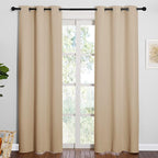 NICETOWN Thermal Insulated Eyelet Top Room Darkening Panels/Curtains/Drapes - Image 2