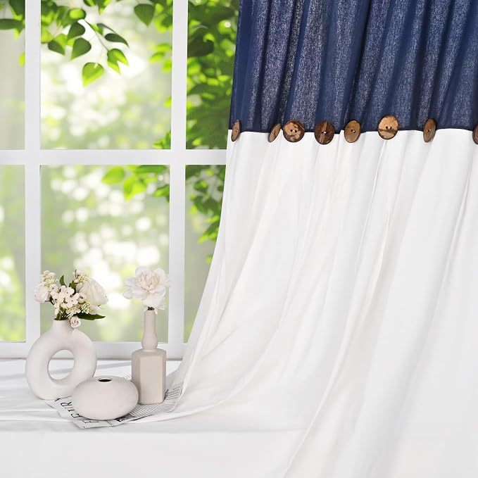 FRAMICS Farmhouse Cotton Linen Curtains - Image 7