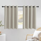 NICETOWN Blackout Kitchen Curtains 36 inch Length, Grommet Thermal Insulated by NICETOWN