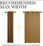NICETOWN Sleek Blackout Curtains 86 inches Length - Image 7