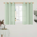 LAMIT Short Linen Curtains 40 Inch Length by LAMIT