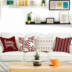 YCOLL Christmas Pillow Covers 20x20 Set of 4, Modern Sofa Throw Pillow Cover - Image 2