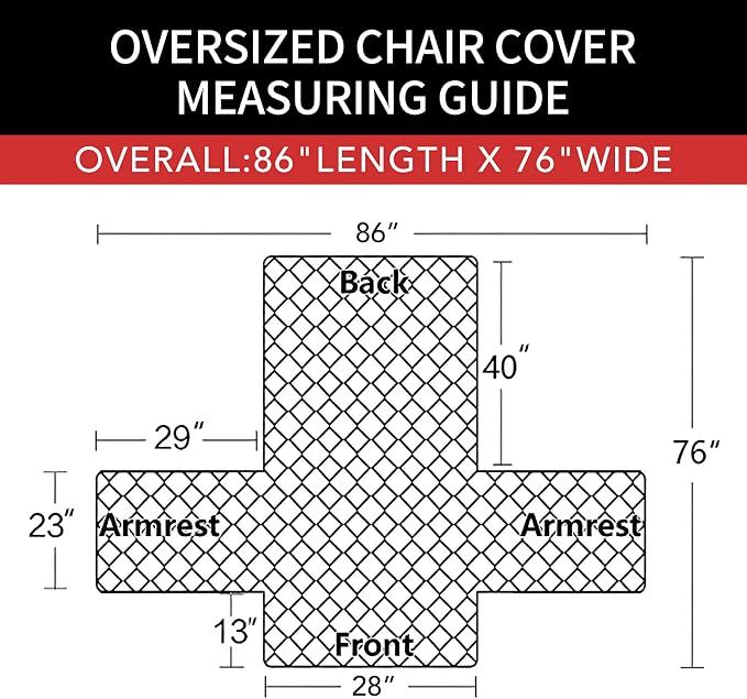 Easy-Going Oversized Chair Sofa Slipcover Reversible Sofa Cover Water Resistant - Image 6