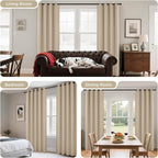 Joydeco Blackout Curtains 54 Inch Length 2 Panels Set, Thermal Insulated Long - Image 6