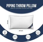 Utopia Bedding Throw Pillow Inserts, 12 x 20 Inches Decorative Indoor Pillows - Image 2