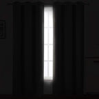 LEMOMO Grey Thermal Blackout Curtains/38 x 84 Inch/Set of 2 Panels Room - Image 3