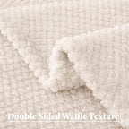 Whale Flotilla Queen Size Fuzzy Fleece Blanket - Image 6