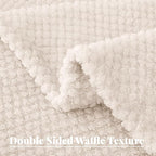 Whale Flotilla Twin Size Fuzzy Fleece Blanket - Image 6