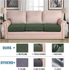 H.VERSAILTEX Super Stretch Couch Cushion Covers Sofa Cushion Slipcovers - Image 5
