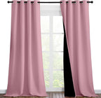 NICETOWN 100% Blackout Blinds, 46 inches x 96 inches, Laundry Room Decor Window by NICETOWN