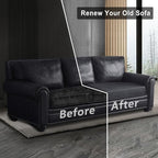 Leather Look Couch Cushion Covers Sofa Seat Slipcovers Sets Couches Furniture - Image 7
