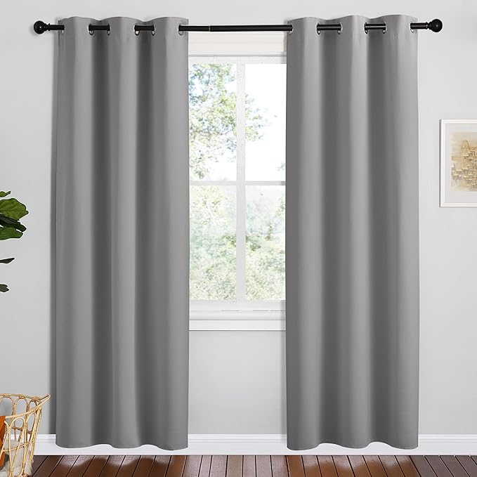 NICETOWN Thermal Insulated Grommet Blackout Curtains, 2 Panels, W42 x L78 -Inch by NICETOWN