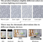 Lecloud Leia Light Grey Kitchen Sheer Curtains 24 Inch Length 2 Pcs, Jacquard - Image 5