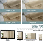 Taupe Small Sheer Curtains Tier 24 Inches Length 2 Pieces, Light Filtering Cafe - Image 7