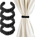 Ptwola 4 Pack Braided Curtain Tiebacks Boho Elegant Rustic Curtain Holdbacks by Unknown