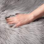 Ashler faux fur rug, Fluffy Shaggy Area Rug Ultra Soft 2 x 6 Feet Sheepskin Fur - Image 5