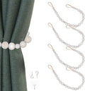 OCIOLI 4 Pieces of Boho Curtain Tiebacks Curtain Holdbacks Curtain Hooks by OCIOLI