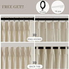 IVAPUPU Sheer Curtains 84 Inches Long - Image 4