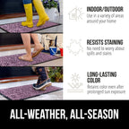 GORILLA GRIP 100% Waterproof All-Season WeatherMAX Doormat, Durable Natural - Image 3