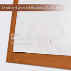 Yakamok Room Darkening 100% Blackout Curtains Grommet Window Treatments - Image 4
