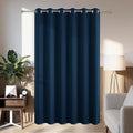 Joydeco Blackout Patio Sliding Door Curtains 108 Inches Long, Grommet Privacy by JOYDECO