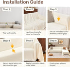 Sectional Couch Covers, 2 Pieces Washable L Shaped Couch Covers Sofa Blanket - Image 7