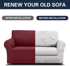 Cupuamon 2026 New Stretch Loveseat Sofa Slipcovers Couch Cover - Image 5