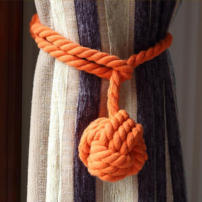 Melaluxe 2 Pack Curtain Tiebacks - Image 2
